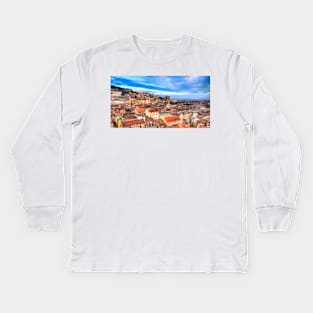 Lisbon... Kids Long Sleeve T-Shirt